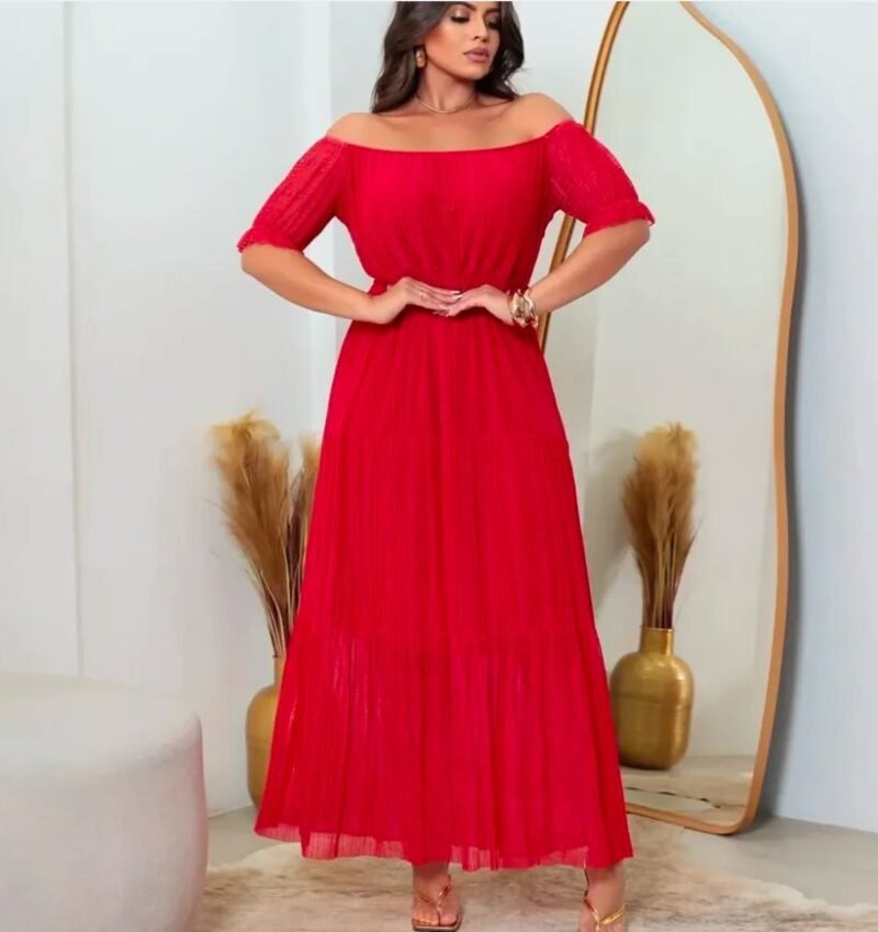 Vestido Tule longo com Brilho - Image 5