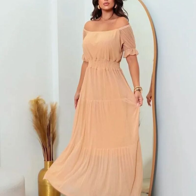 Vestido Tule longo