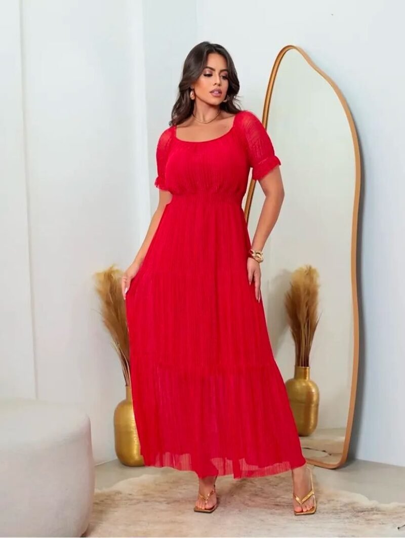 Vestido Tule longo com Brilho - Image 4