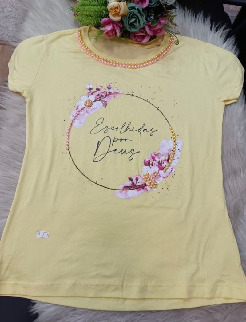 Blusa T-shirt Feminina Moda Evangélica Cristã Filha do Rei - Image 10
