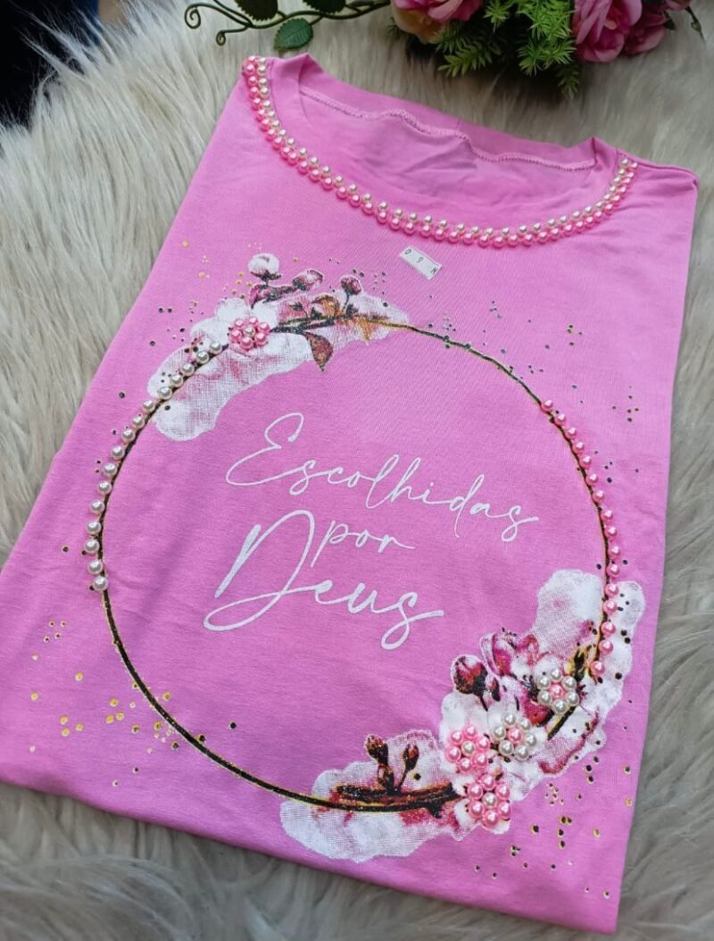 Blusa T-shirt Feminina Moda Evangélica Cristã Filha do Rei - Image 21