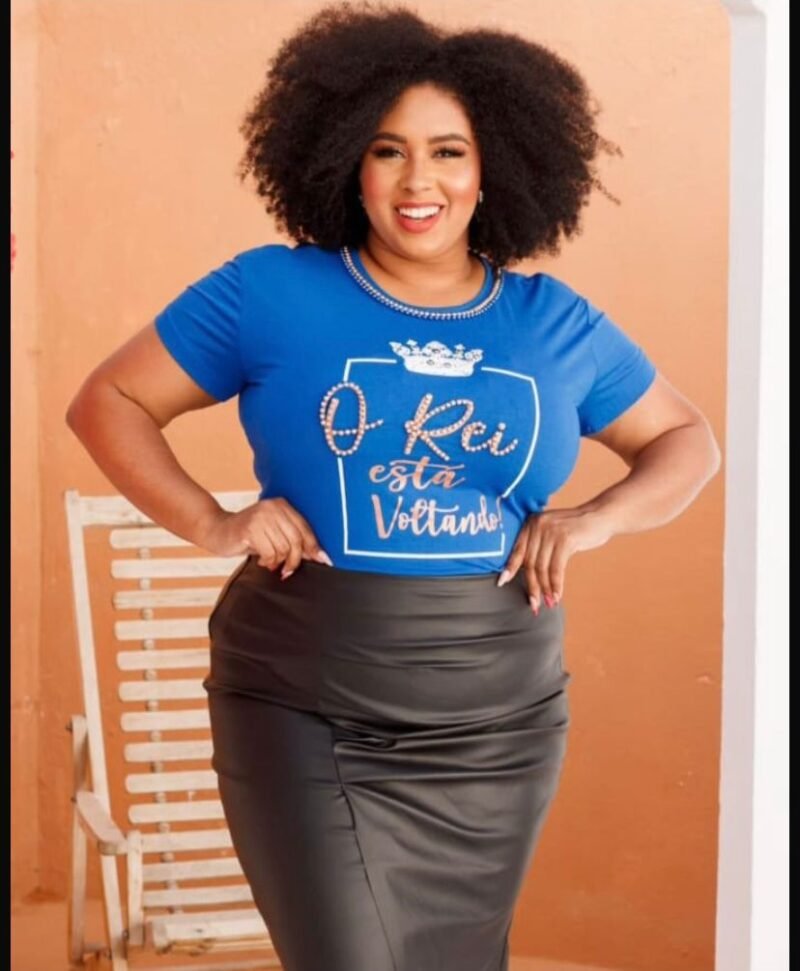 Blusa T-shirt Feminina Moda Evangélica Cristã Filha do Rei