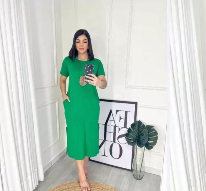 Vestido Gabi tecido Moletinho